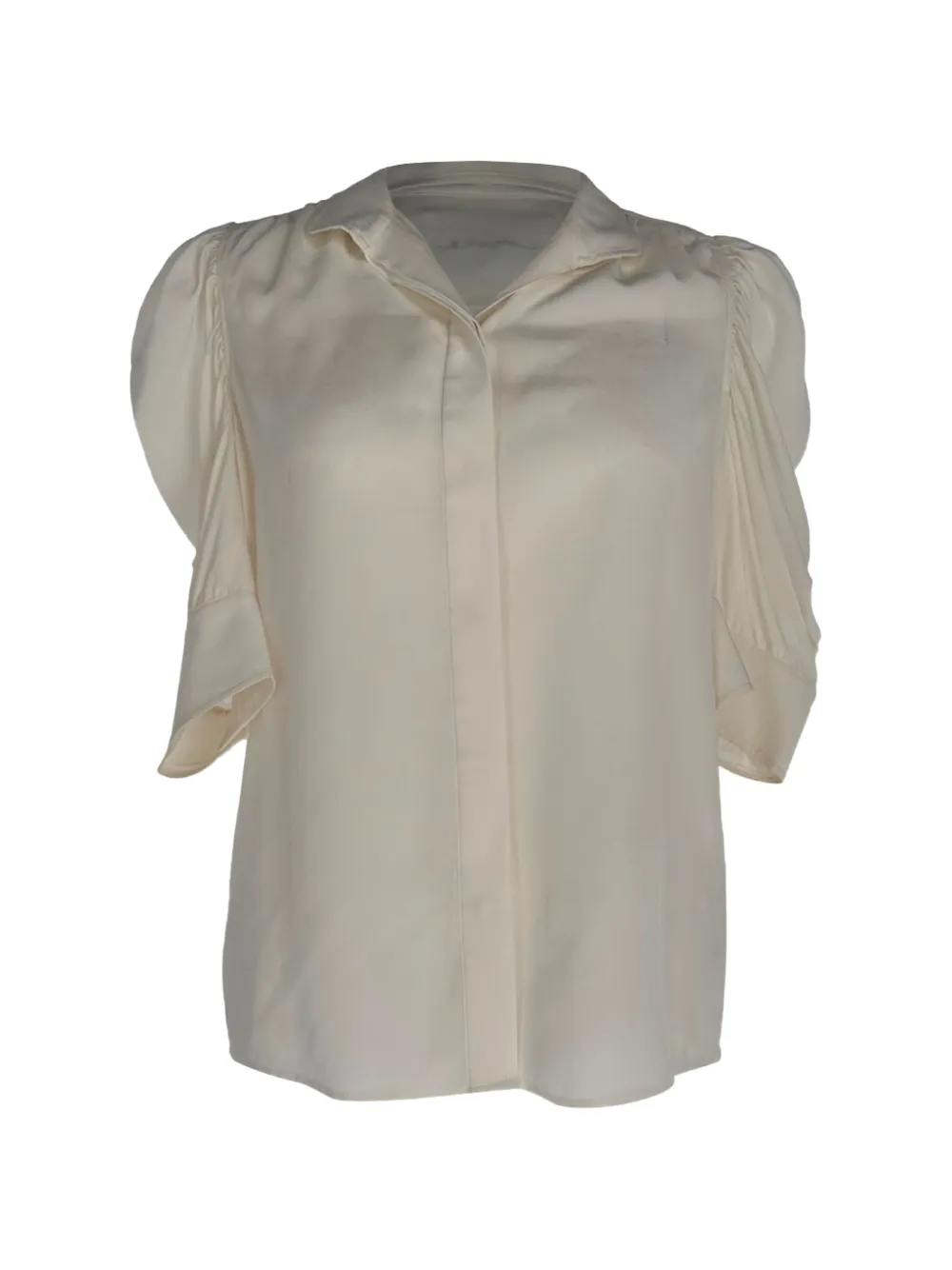 FRAME Gillian puff-sleeve blouse - Toni neutri