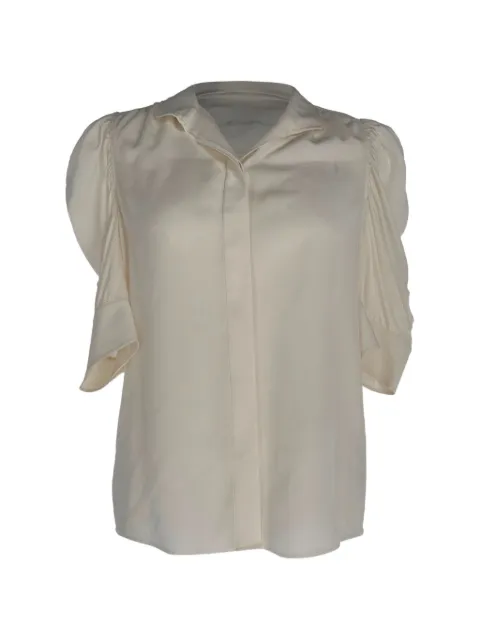 FRAME Gillian puff-sleeve blouse