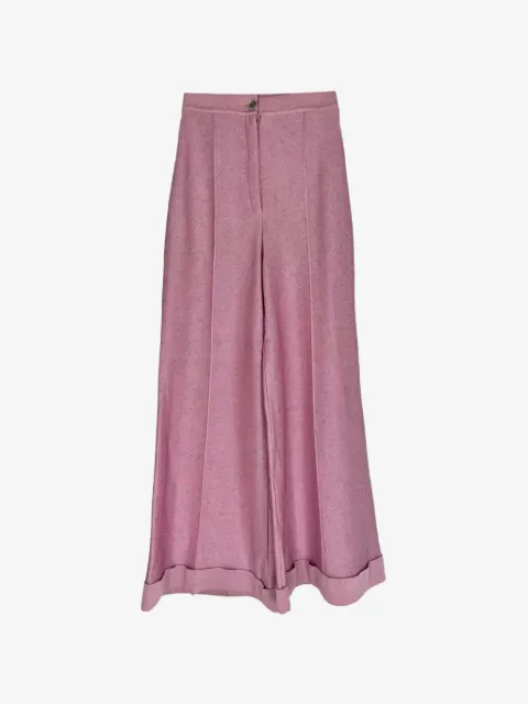 CHANEL Pre-Owned Pantaloni a gamba ampia