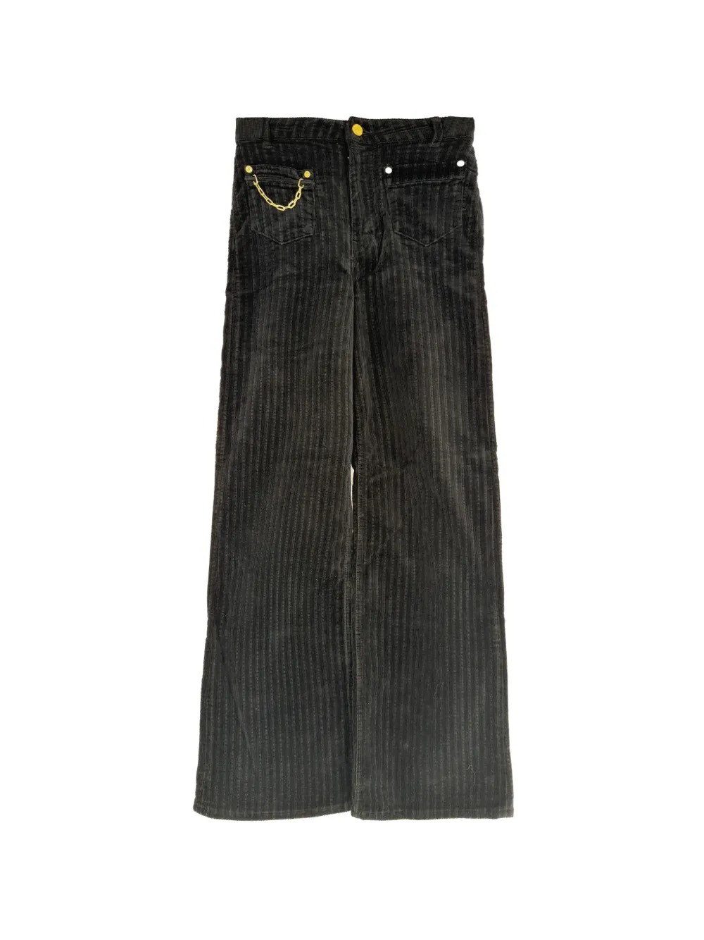 GANNI pantalon Magny à détail de chaîne - Noir GANNI pantalon Magny à détail de chaîne - Noir