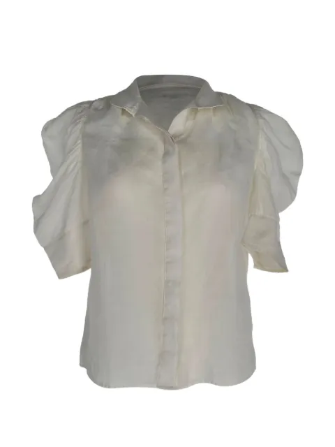 FRAME puff-sleeve blouse