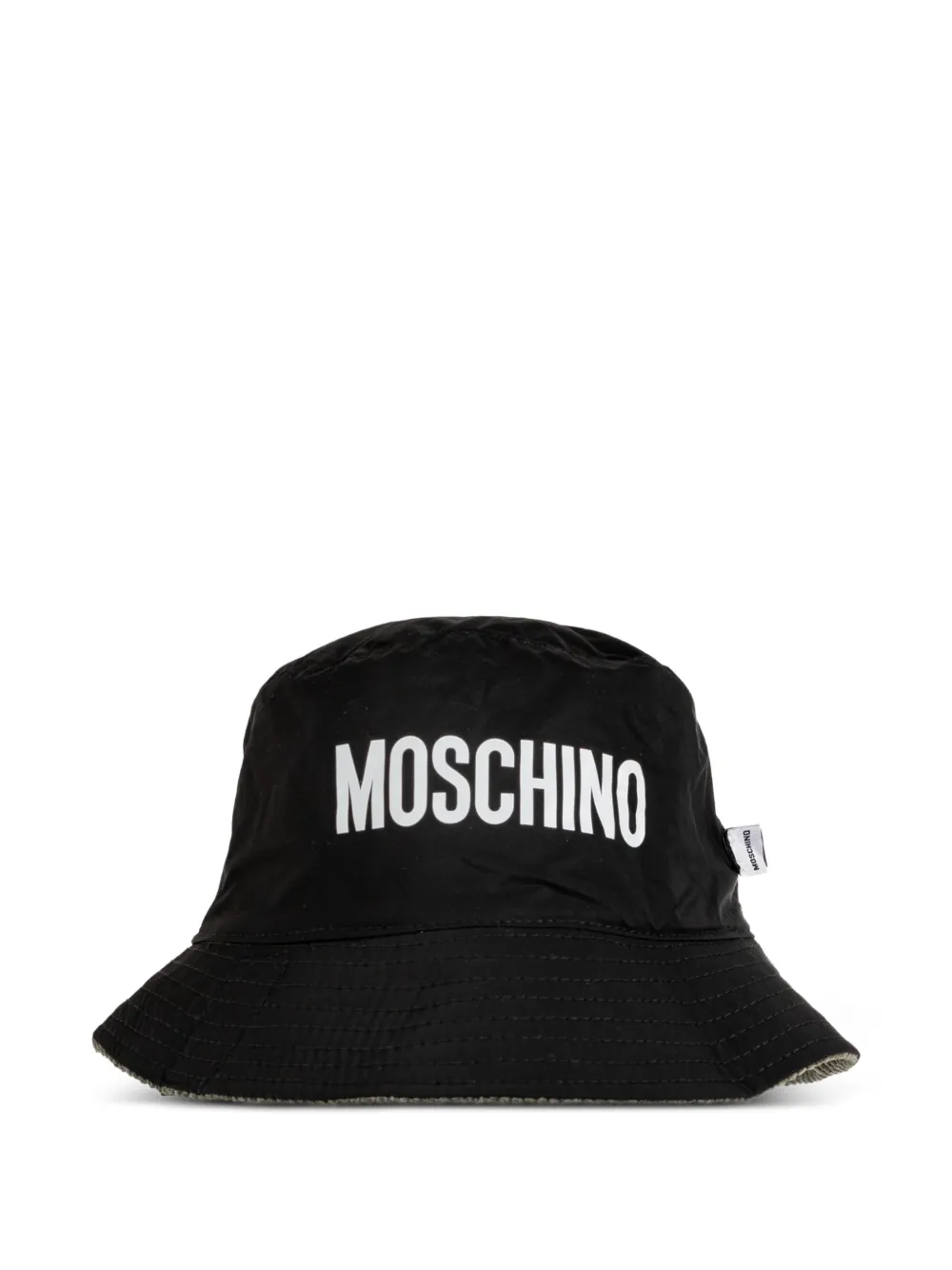 Moschino Ribfluwelen omkeerbare hoed Groen