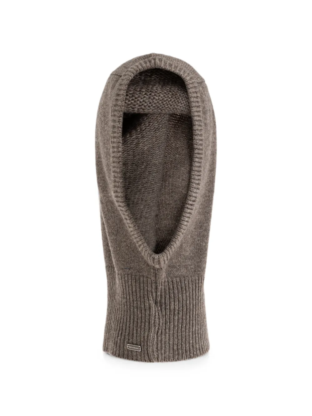 Paul & Shark ribbed-knit balaclava - Marrone