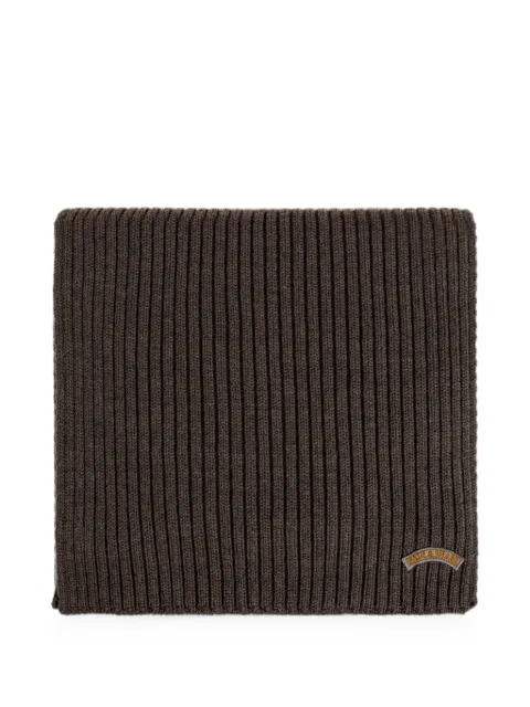 Paul & Shark ribbed-knit scarf