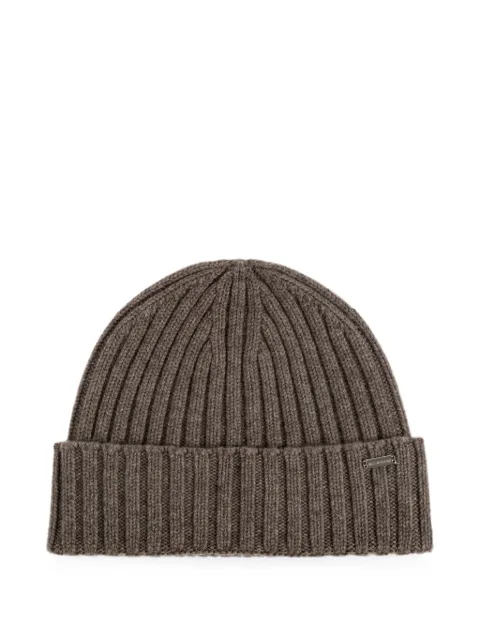 Paul & Shark ribbed-knit beanie hat