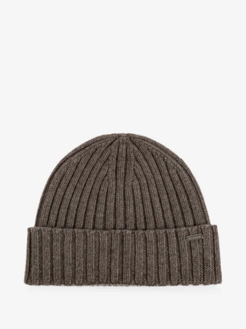 Paul & Shark ribbed-knit beanie hat