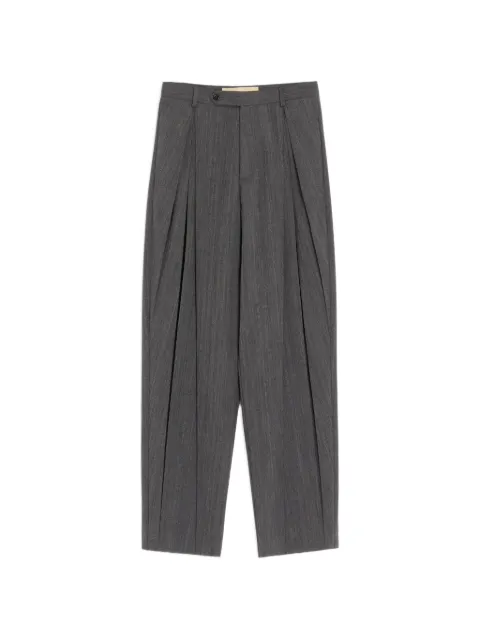 Valentino Garavani pinstripe wool pants with pleats