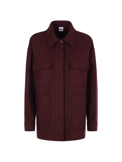 ASPESI buttoned-cuff rounded-hem jacket