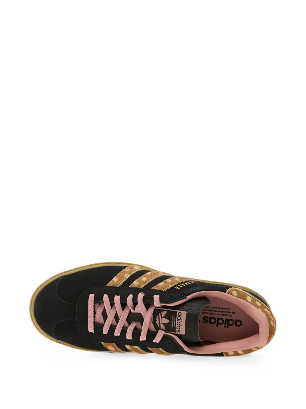 adidas Gazelle leopard-print sneakers Zwart