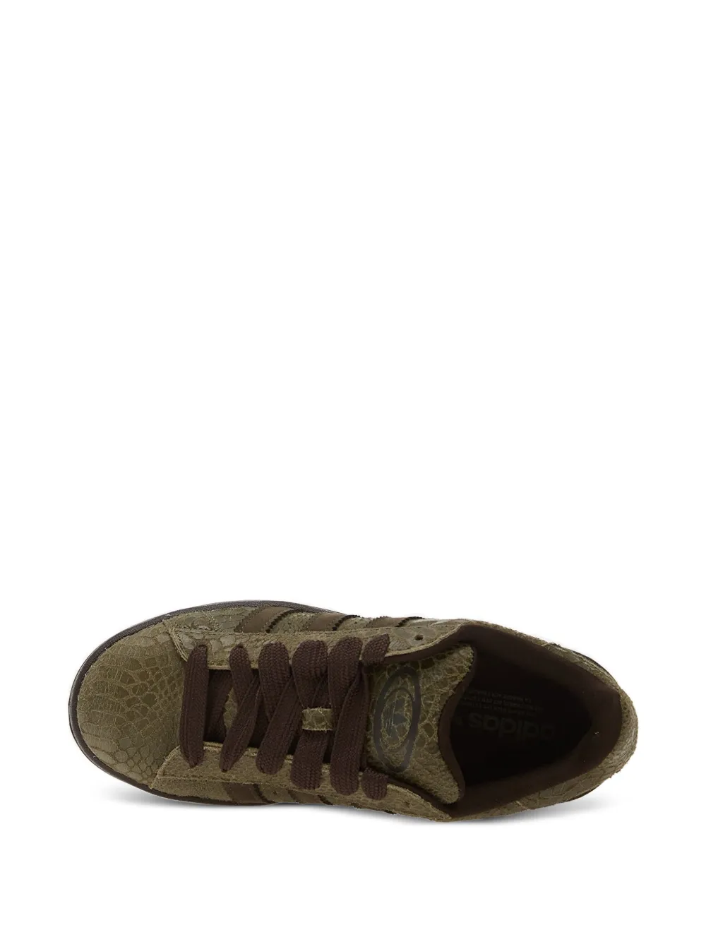 adidas Campus snakeskin-effect sneakers Groen