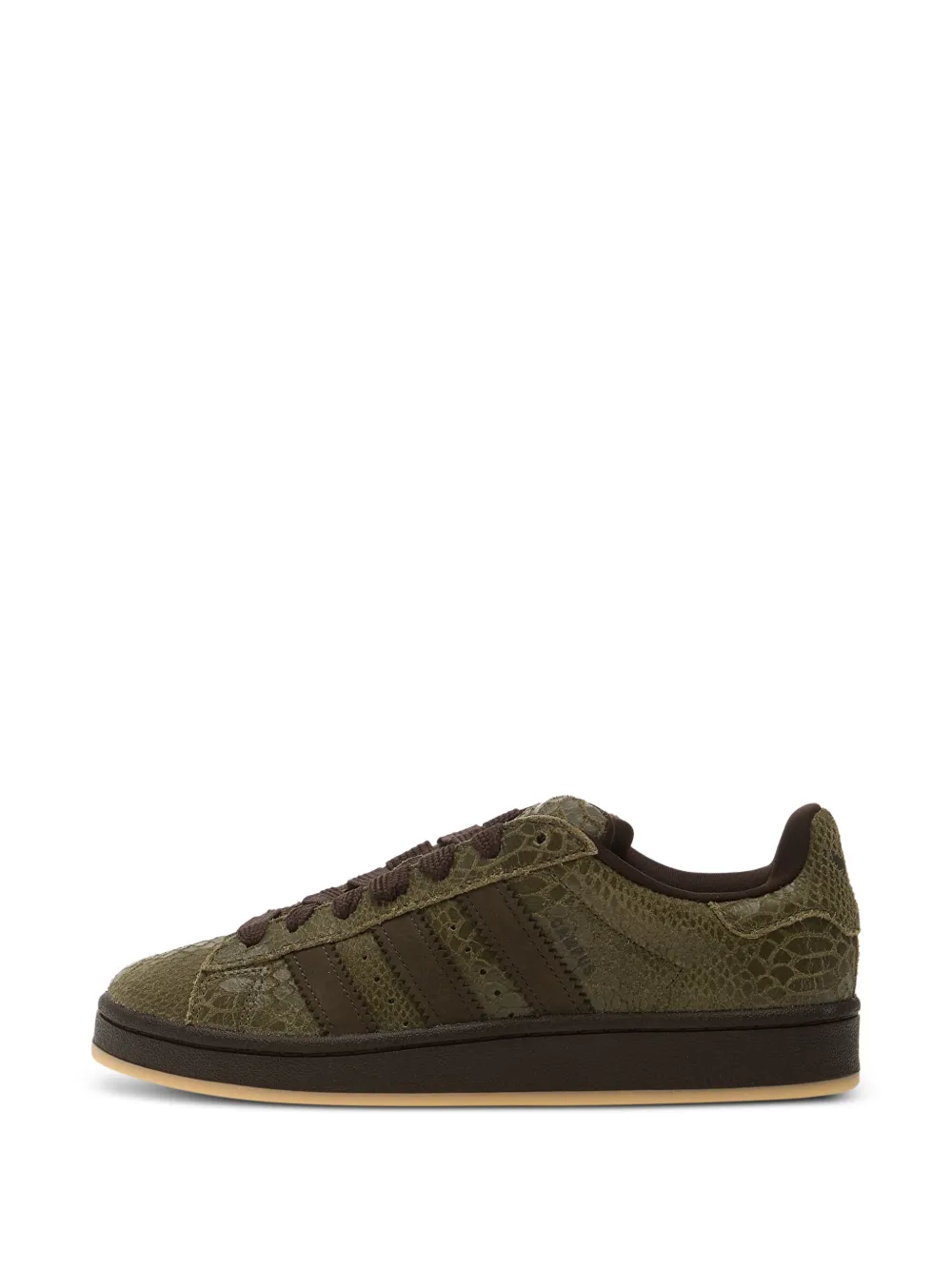 adidas Campus snakeskin-effect sneakers Groen