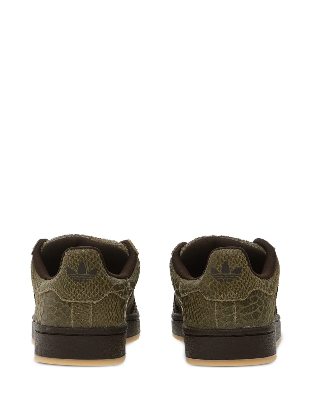 adidas Campus snakeskin-effect sneakers Groen