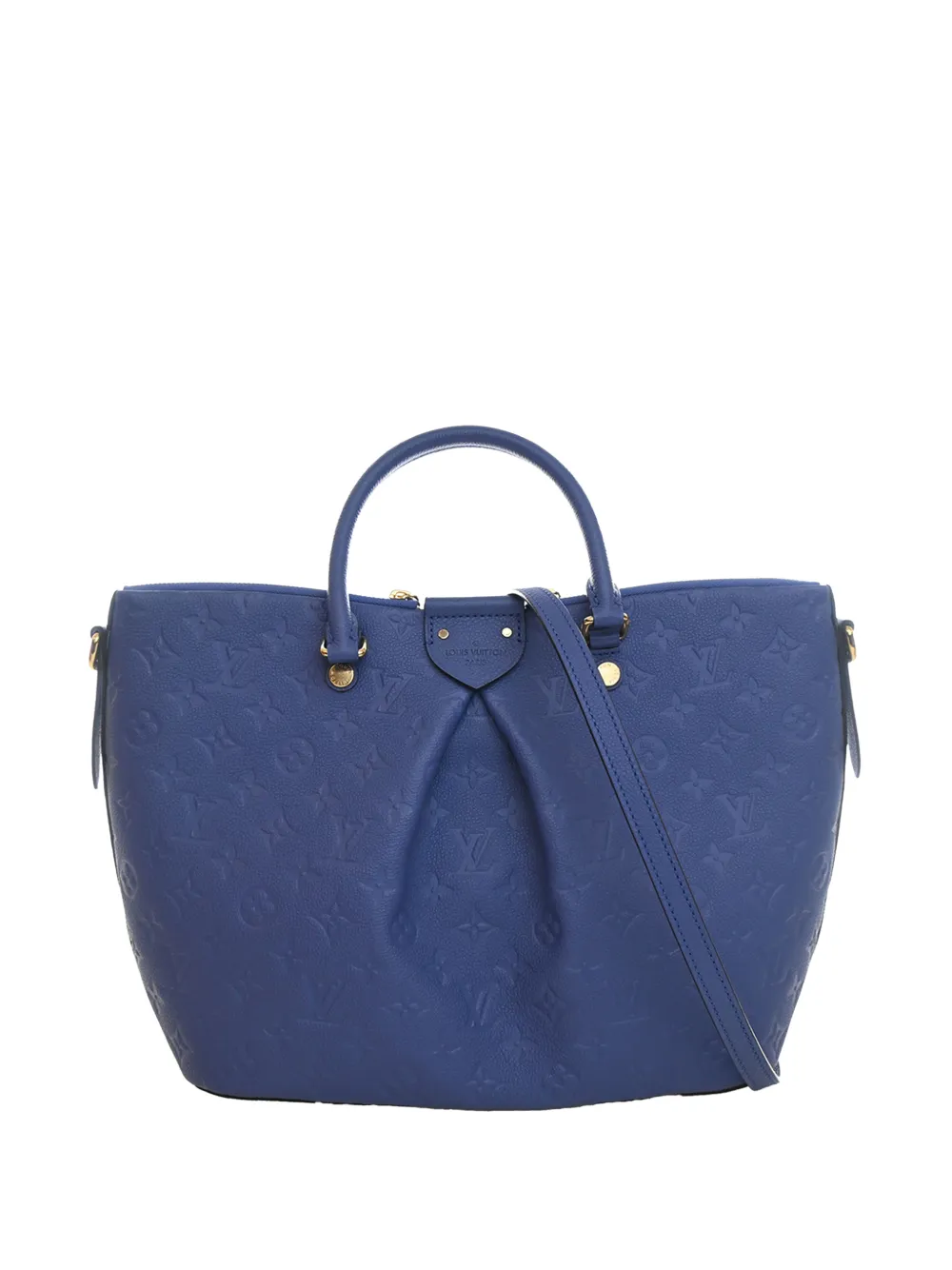 Louis Vuitton Pre-Owned 2016 Monogram Empreinte Mazarine MM satchel - Blu