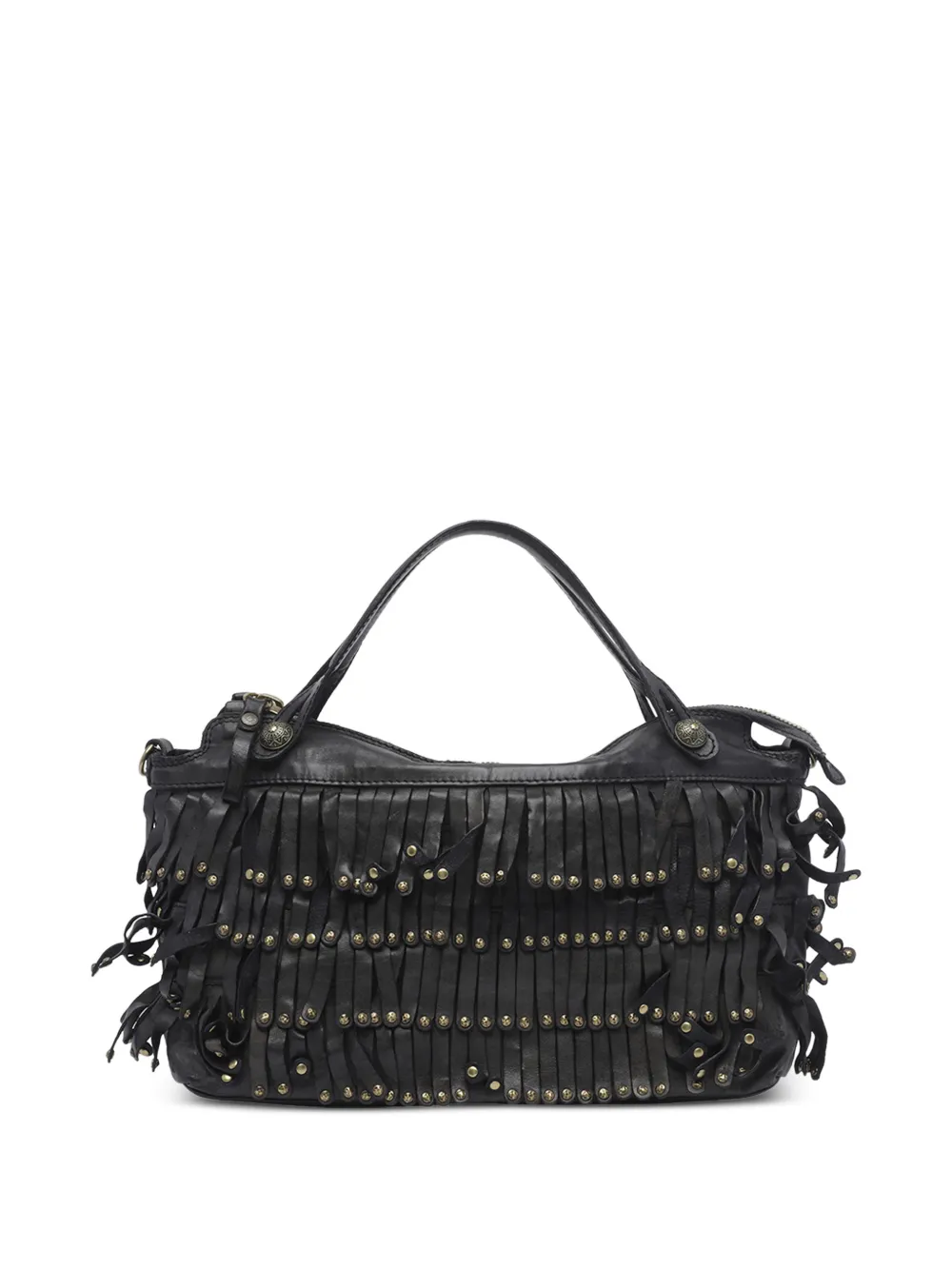 Campomaggi Melissa studded fringe-detail tote bag