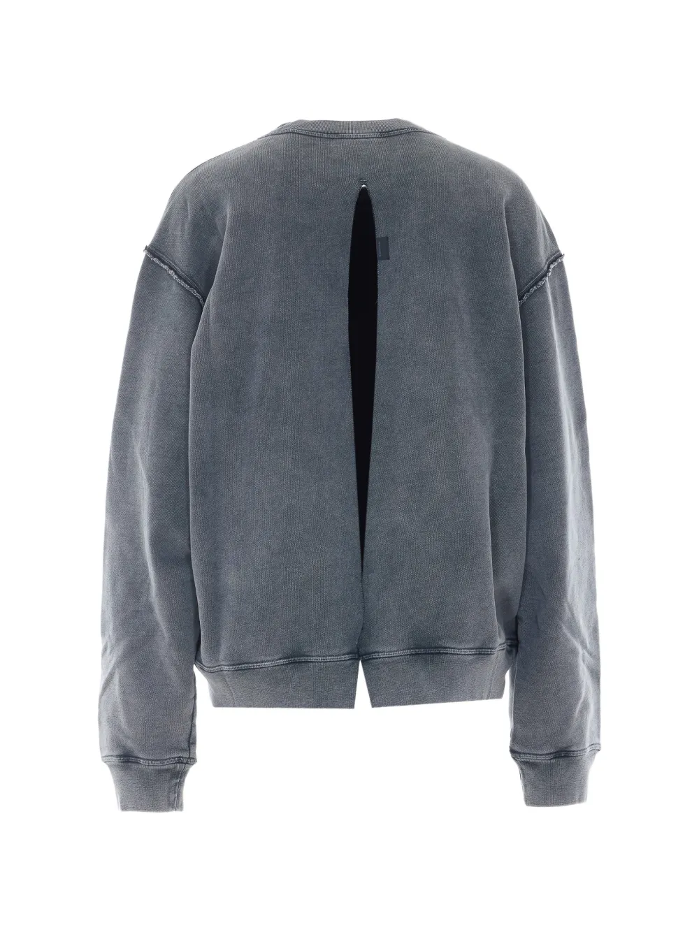 Haikure Sweater met vervaagd effect en split Grijs