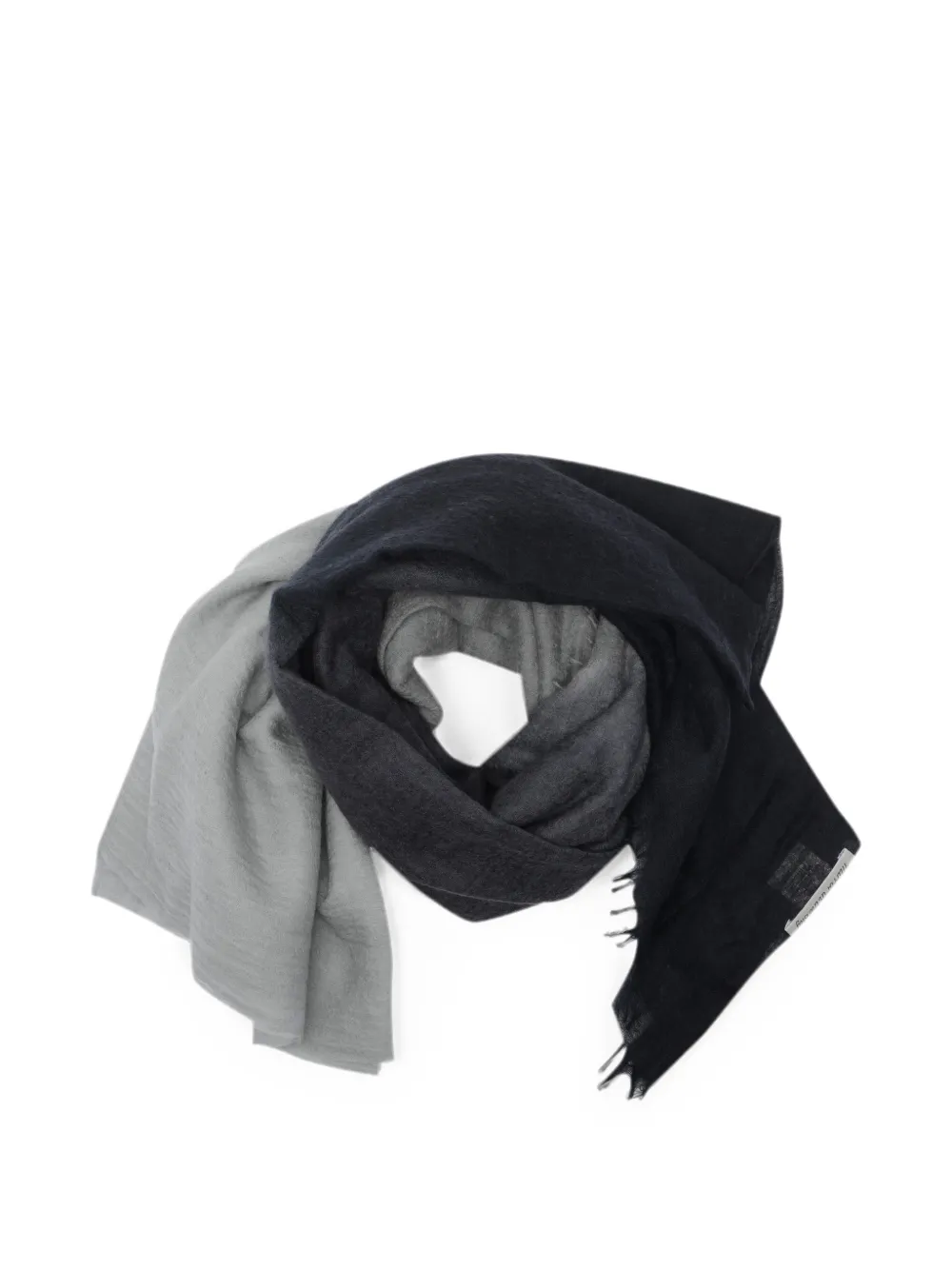 MIRROR IN THE SKY souffle dégradé scarf - Schwarz