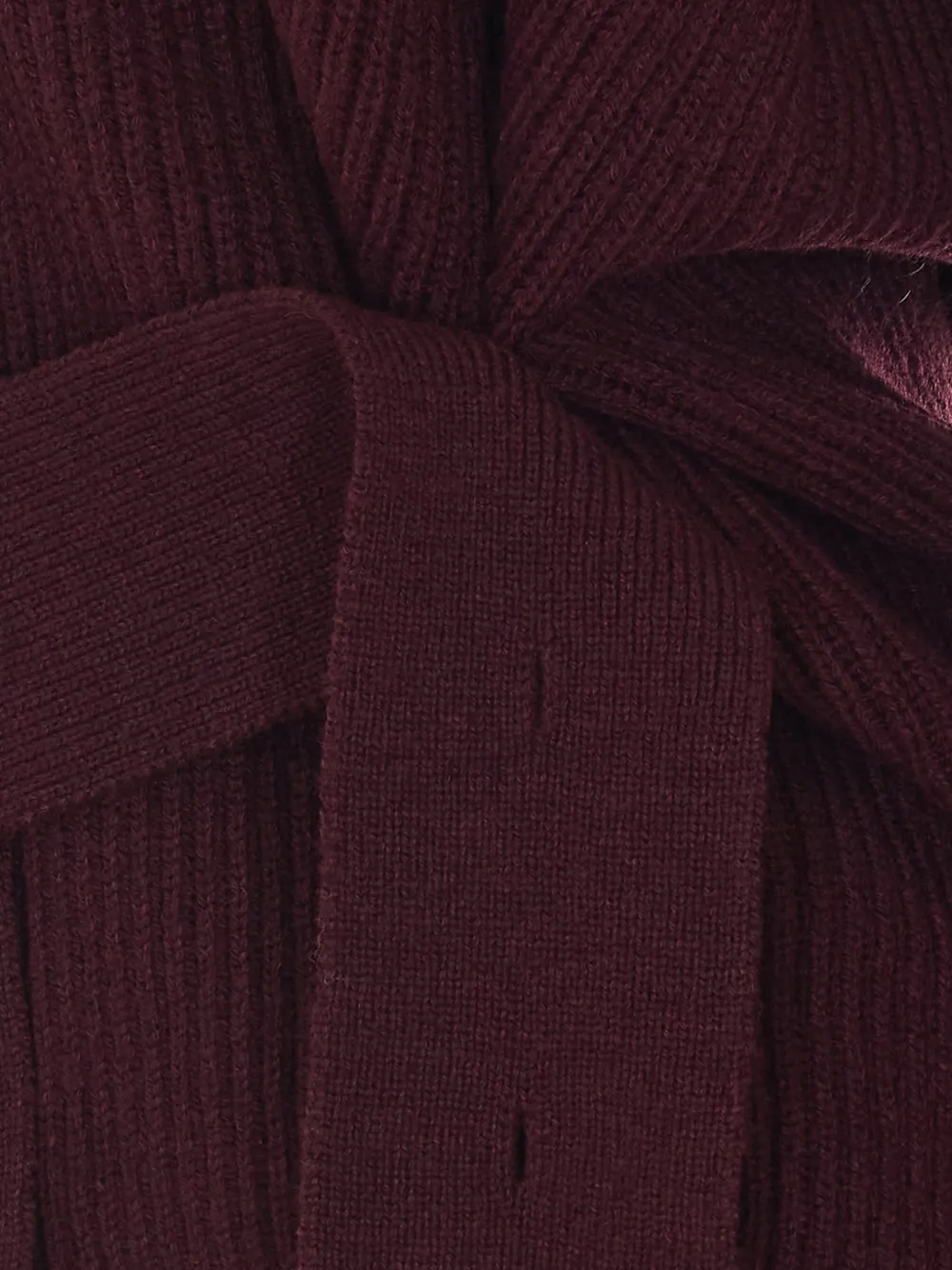 DONDUP Ribgebreid vest Rood