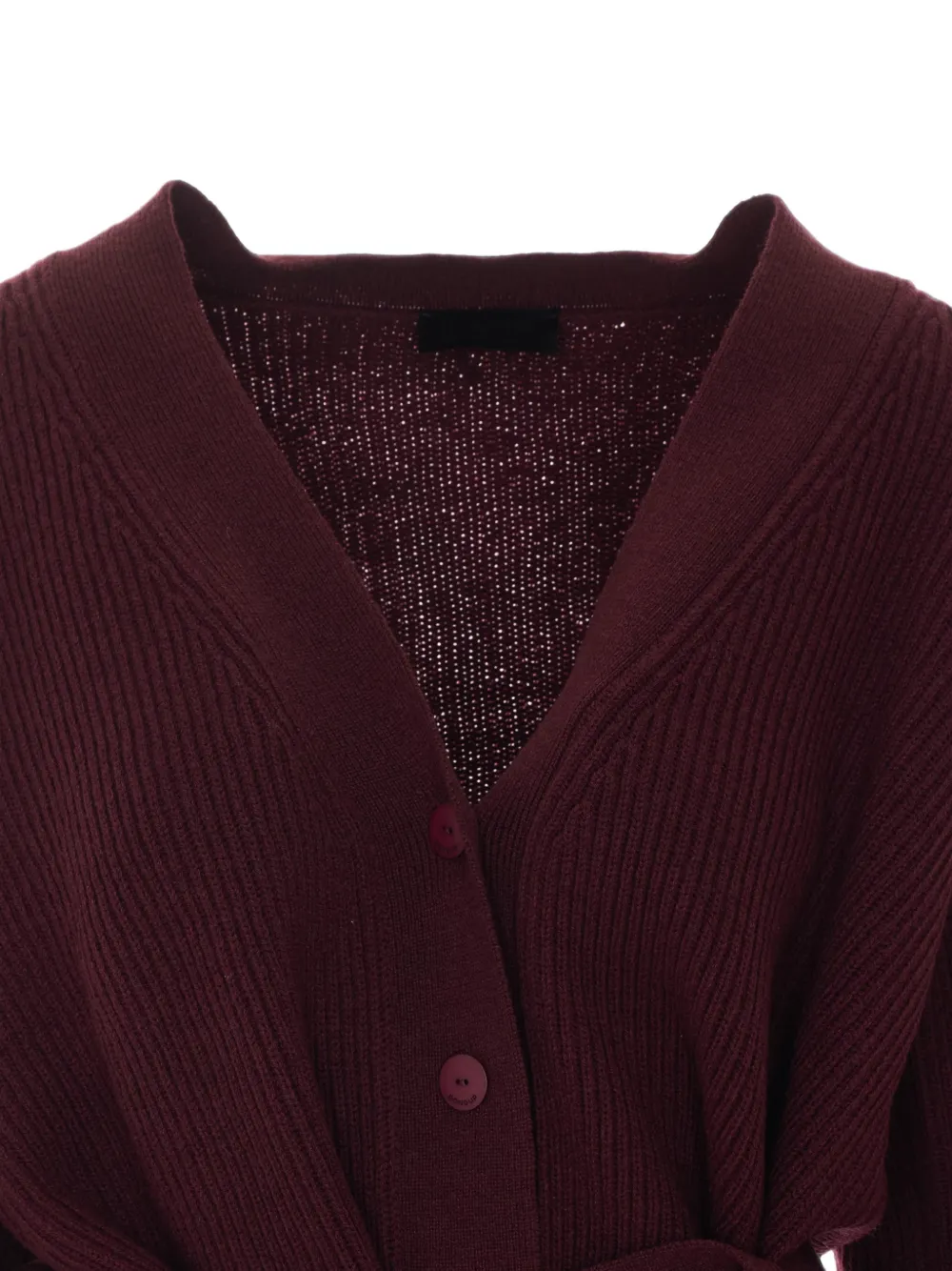 DONDUP Ribgebreid vest Rood