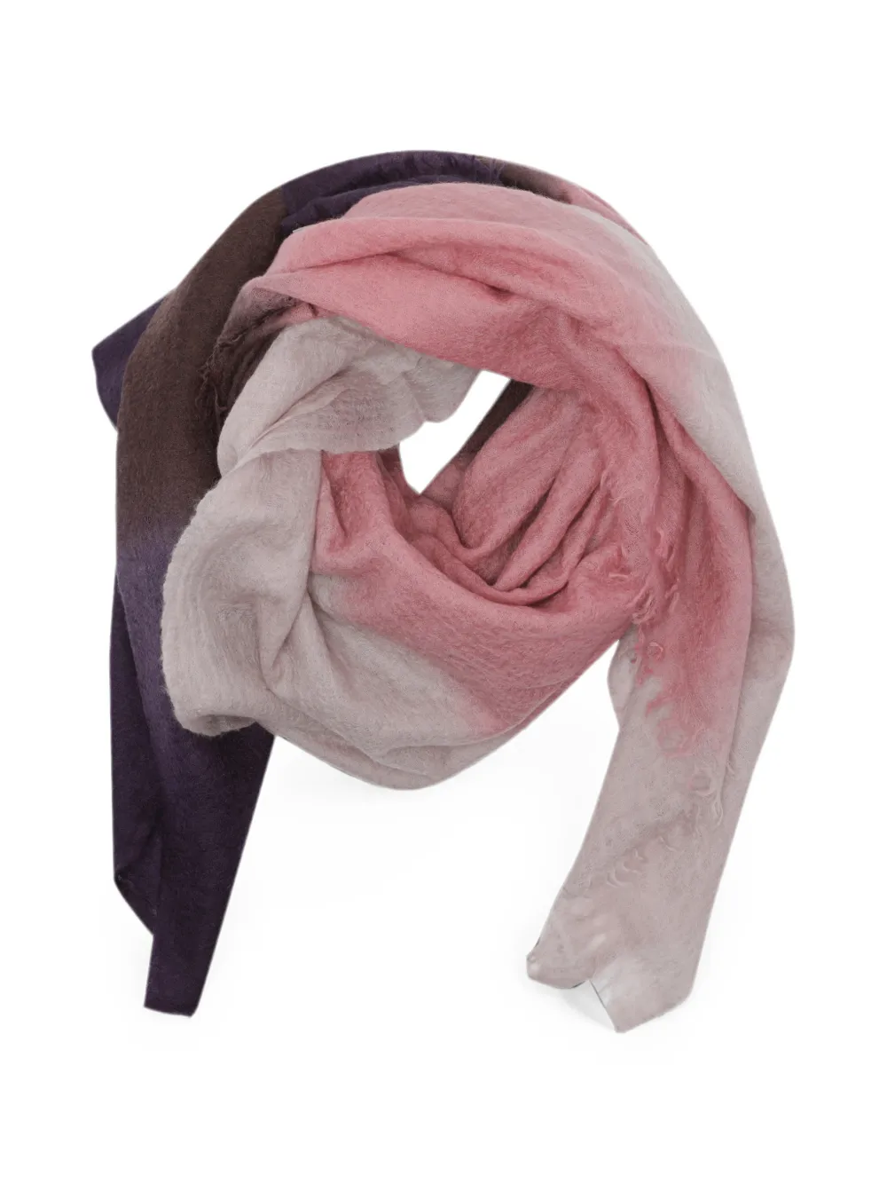 MIRROR IN THE SKY souffle dégradé scarf - Rosa