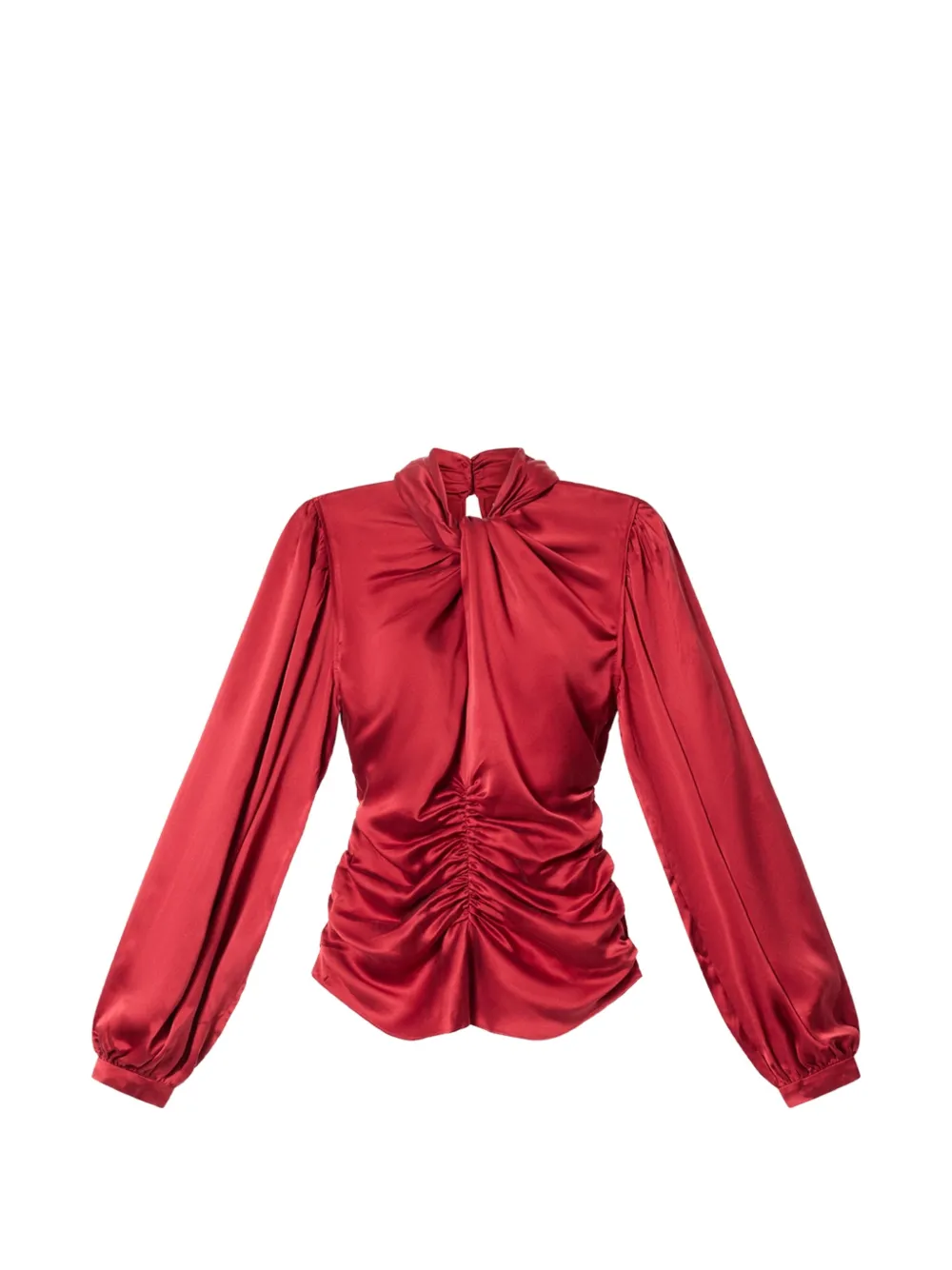 ISABEL MARANT Depsona silk blouse - Red