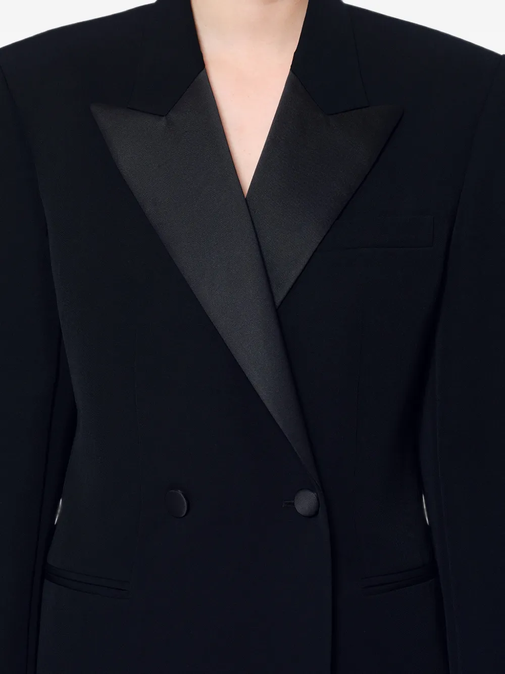 ISABEL MARANT Ranyae blazer met puntige revers Zwart