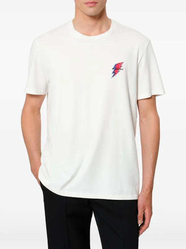 Isabel Marant Honore Lightning-bolt-print T-shirt in White