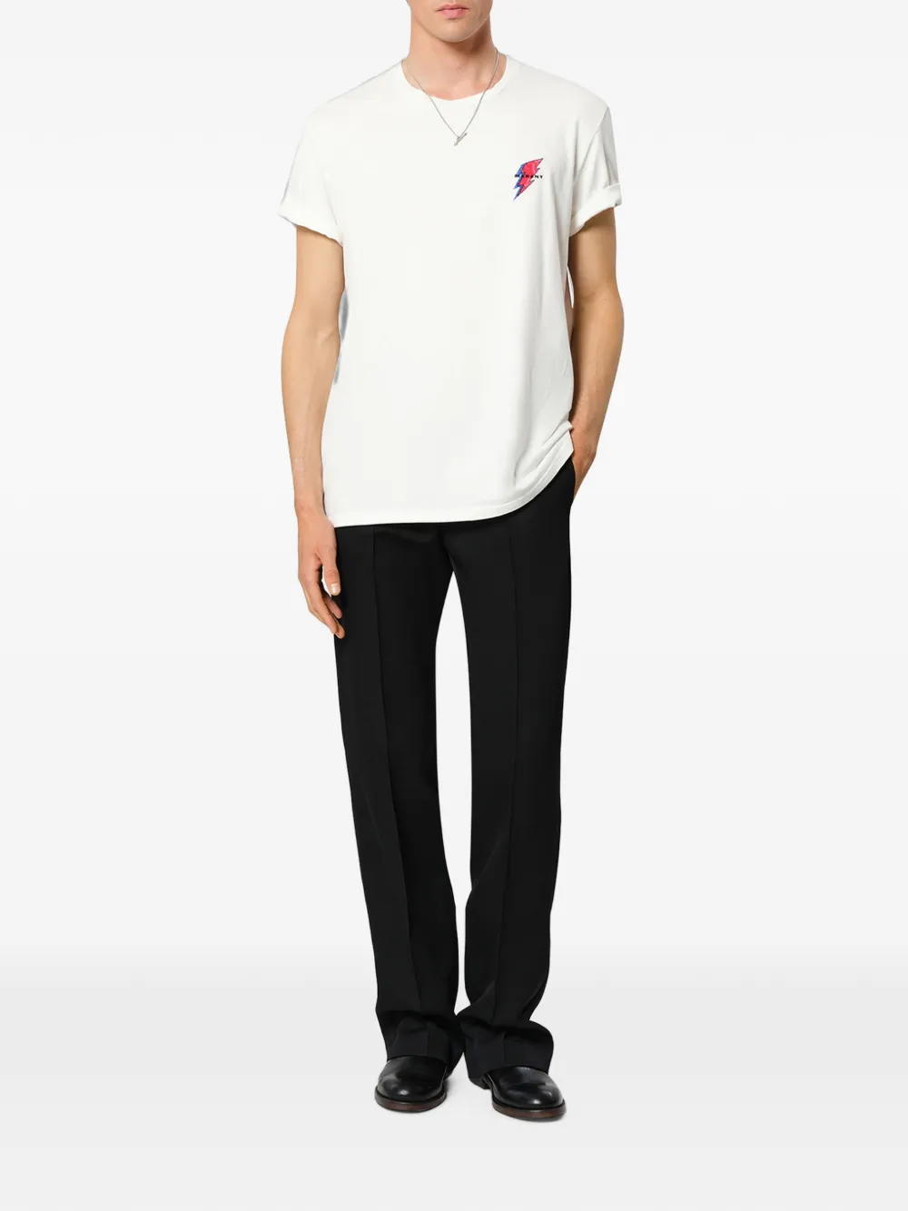 ISABEL MARANT Honore T-shirt met bliksemflits-print Wit