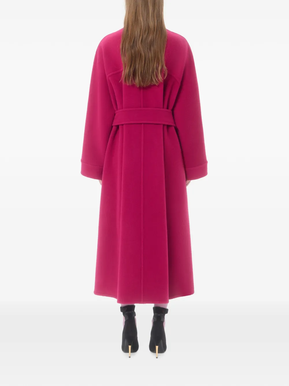 Valentino Garavani Zachte gedrapeerde jas Roze