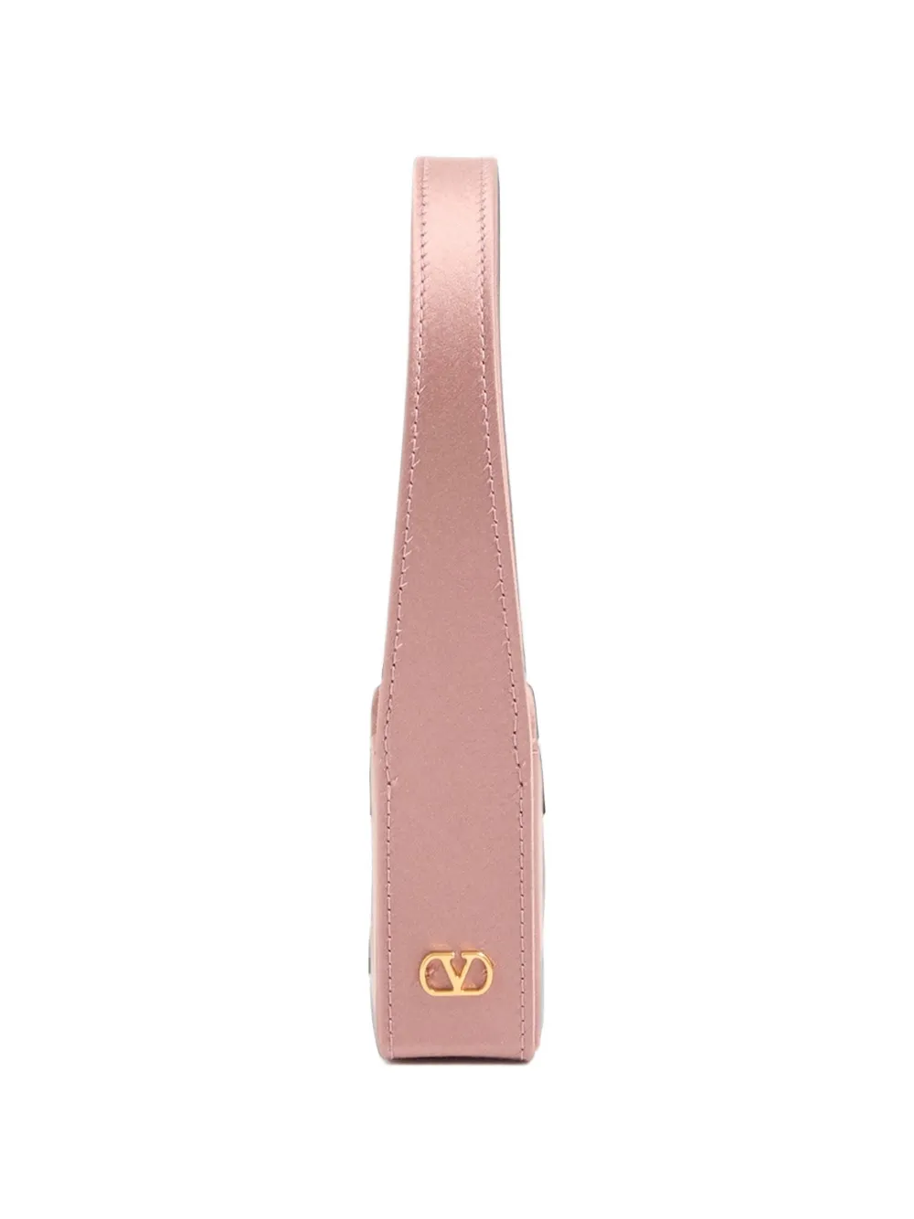 Valentino Garavani Minaumorphe Minaudière in metaal met Swarovski kristallen en satijnen hoes Goud