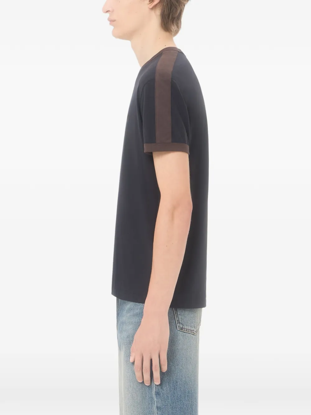 Valentino Garavani T-shirt met VLogo-borduurwerk Blauw