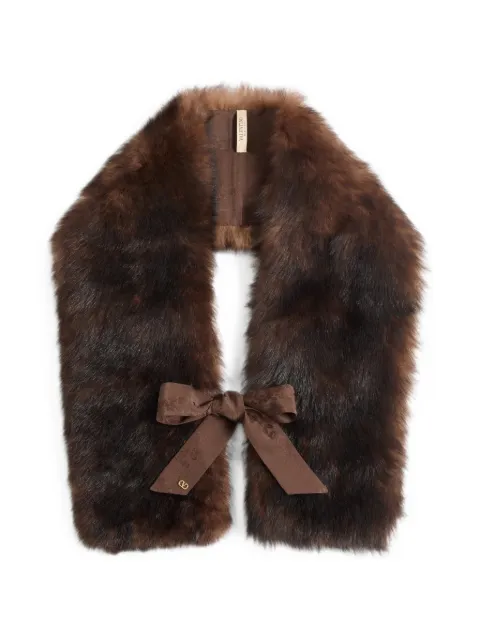Valentino Garavani lamb fur scarf