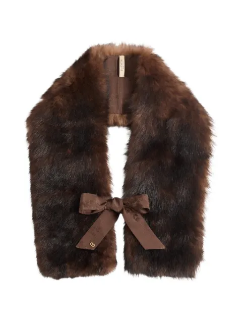 Valentino Garavani lamb fur scarf