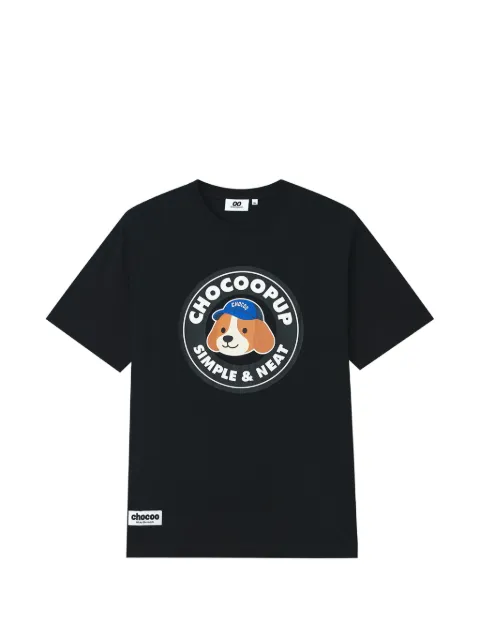 CHOCOOLATE graphic-print cotton T-shirt