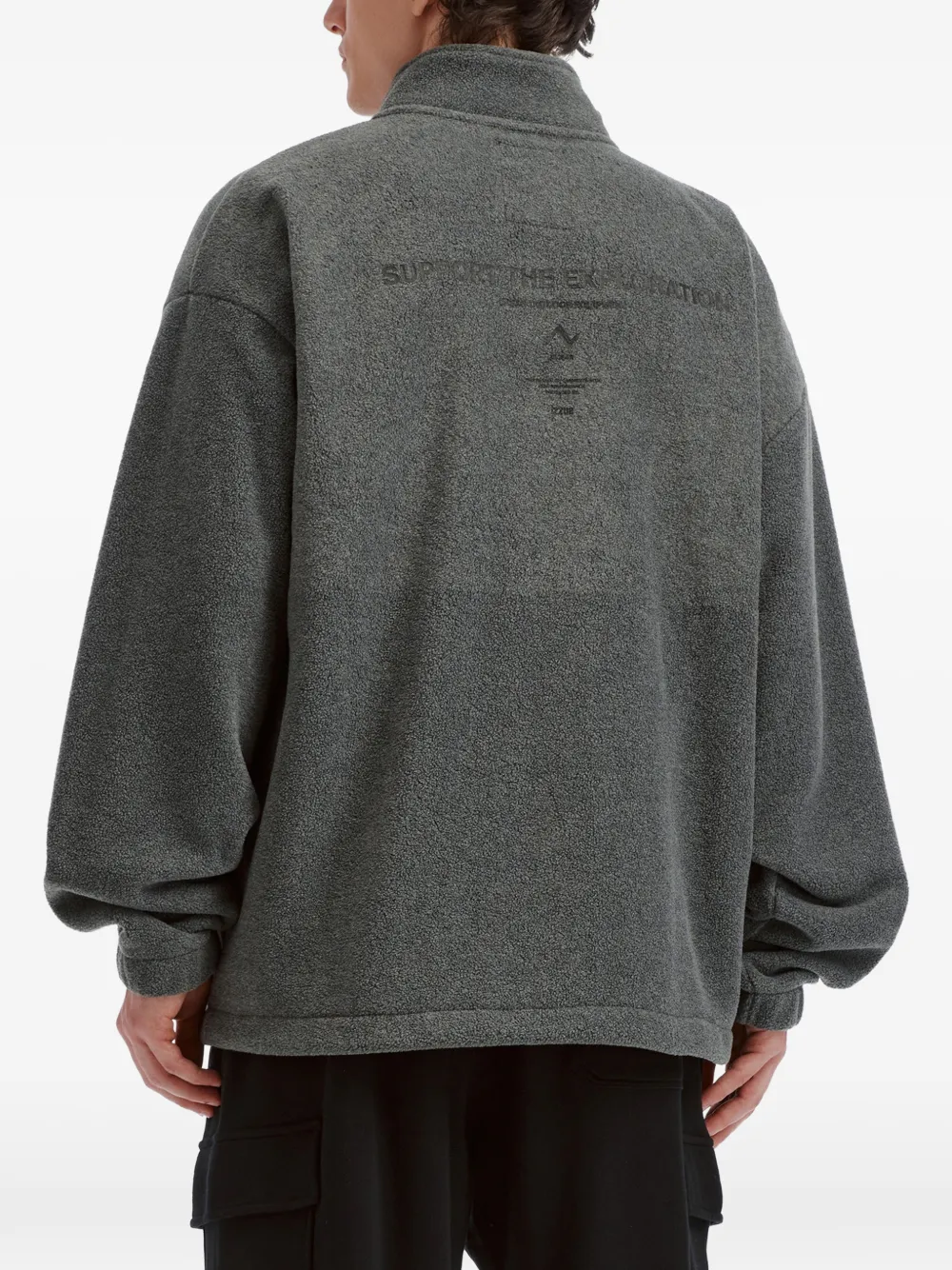 izzue Jack met logoprint Grijs