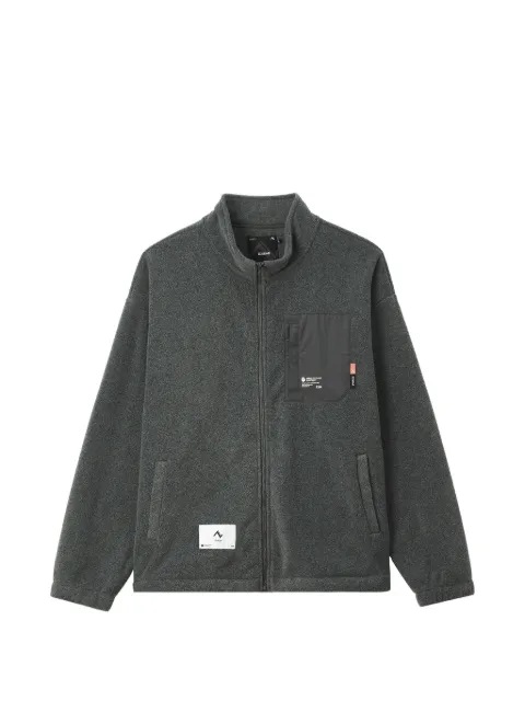 izzue logo-print zip-up jacket