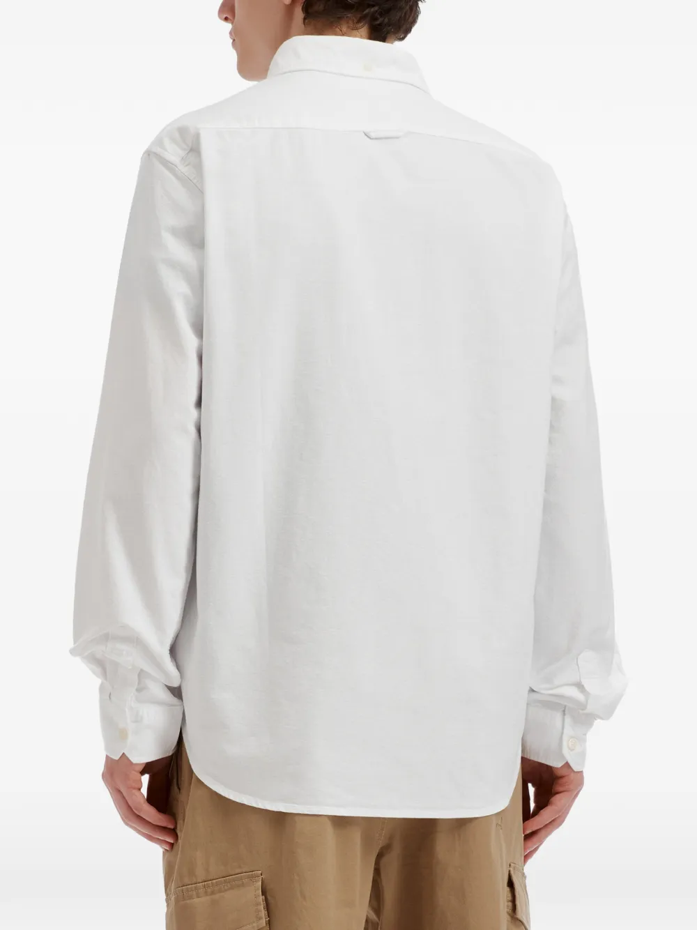 CHOCOOLATE Overhemd met logopatch Wit