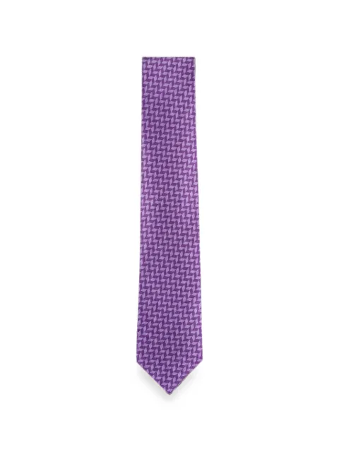 Brioni geometric-pattern tie