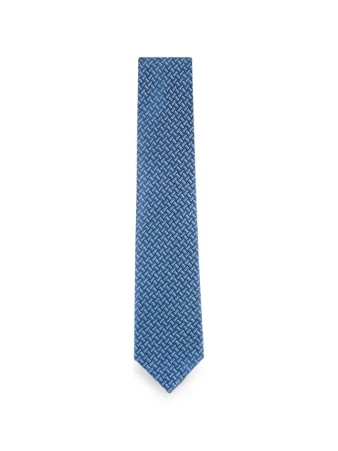 Brioni geometric-pattern tie