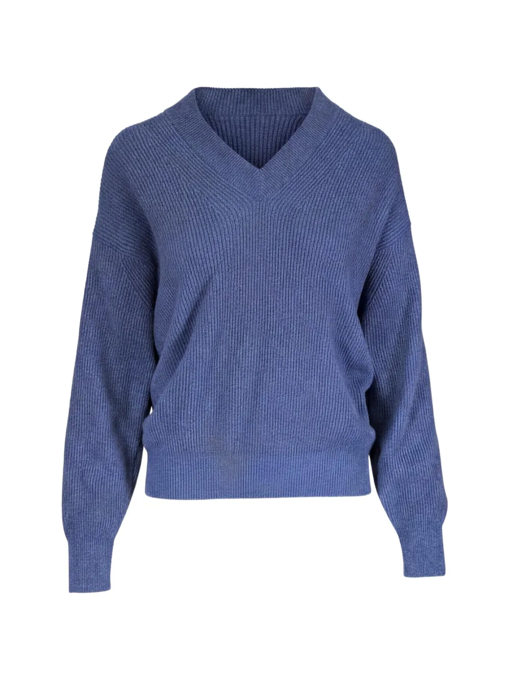 Brunello Cucinelli Gerippter Pullover - Blau