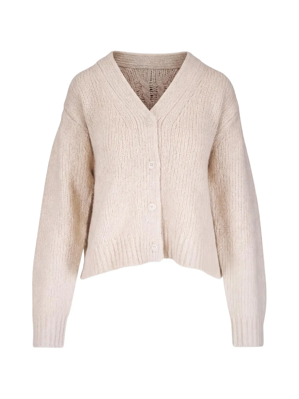 Nili Lotan Lorana Cardigan mit Zopfmuster - Nude