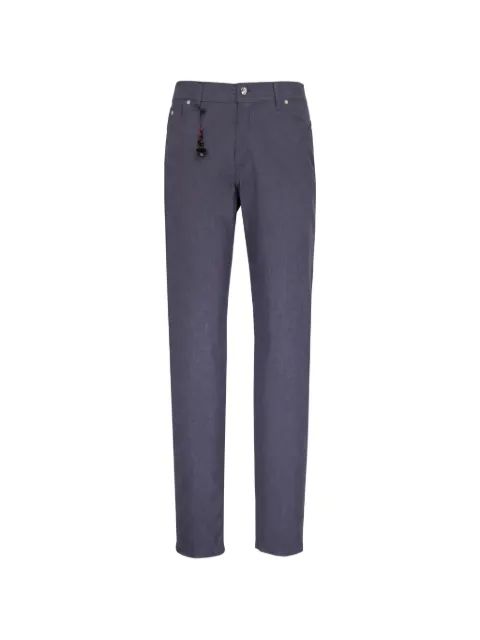 Marco Pescarolo Flanellen straight broek