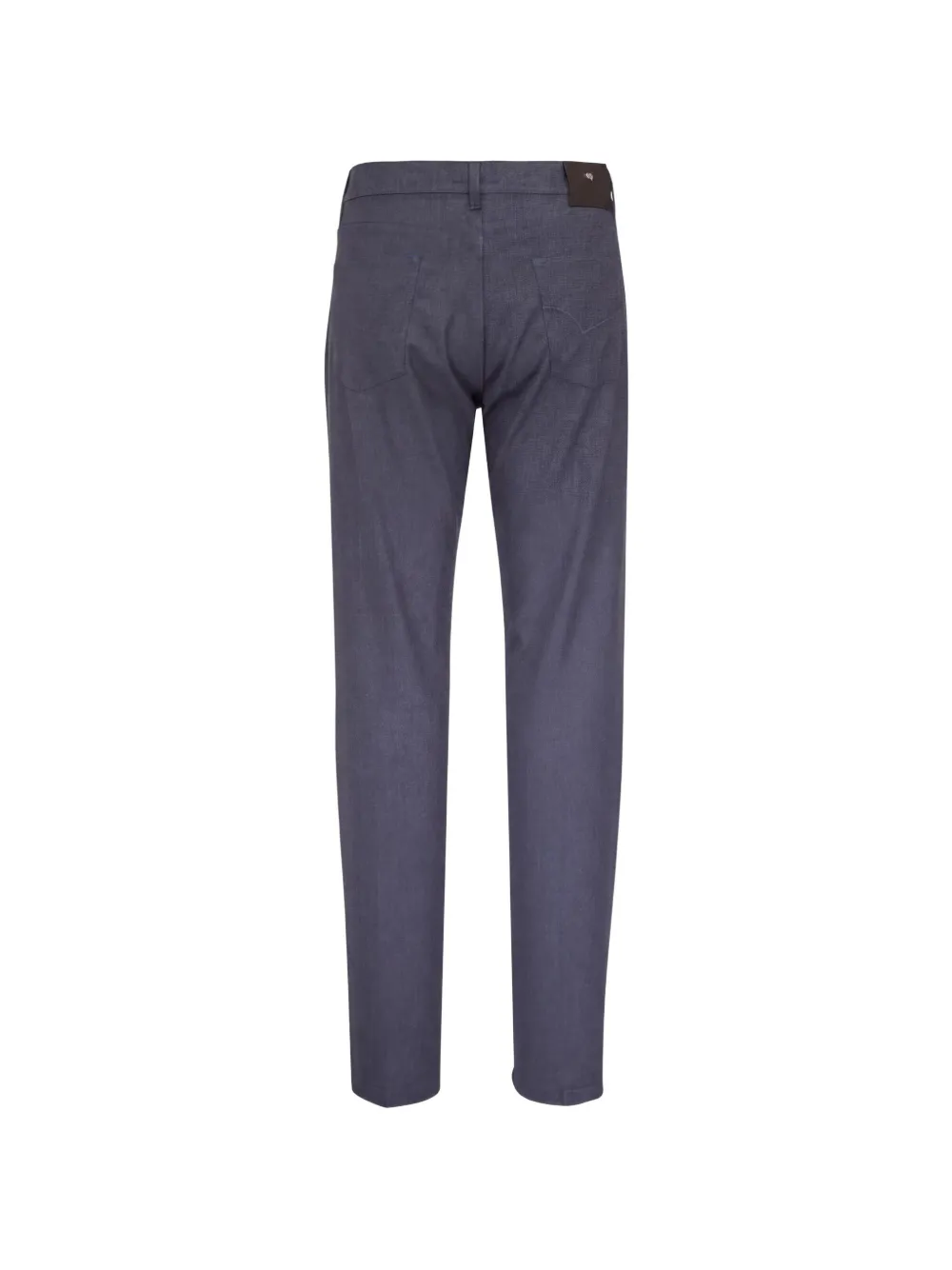 Marco Pescarolo Flanellen straight broek Blauw