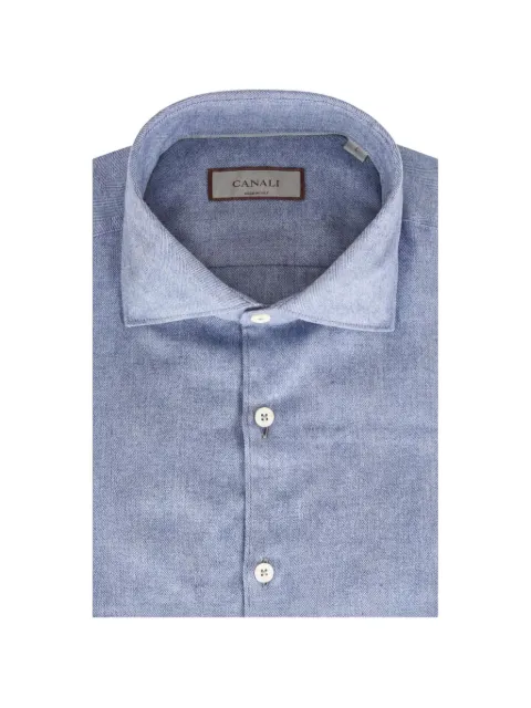 Canali camisa con motivo pied de poule