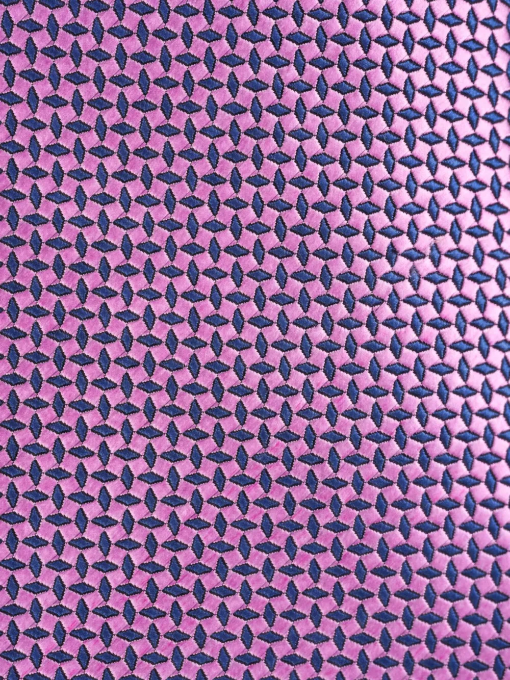 Brioni Stropdas met geometrisch patroon Roze