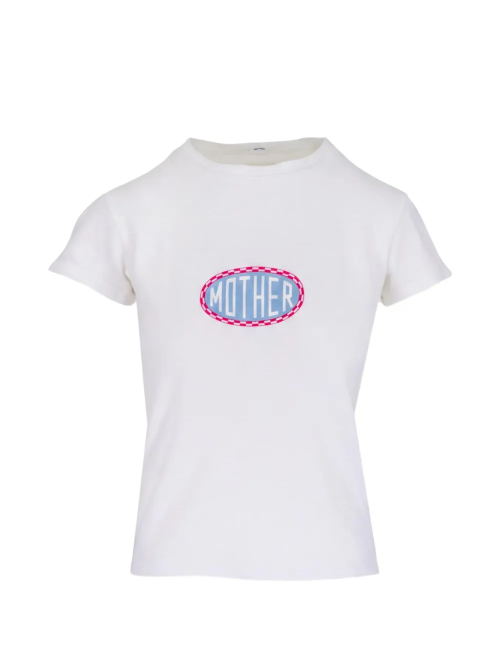 MOTHER T-Shirt mit Logo-Print - Weiß