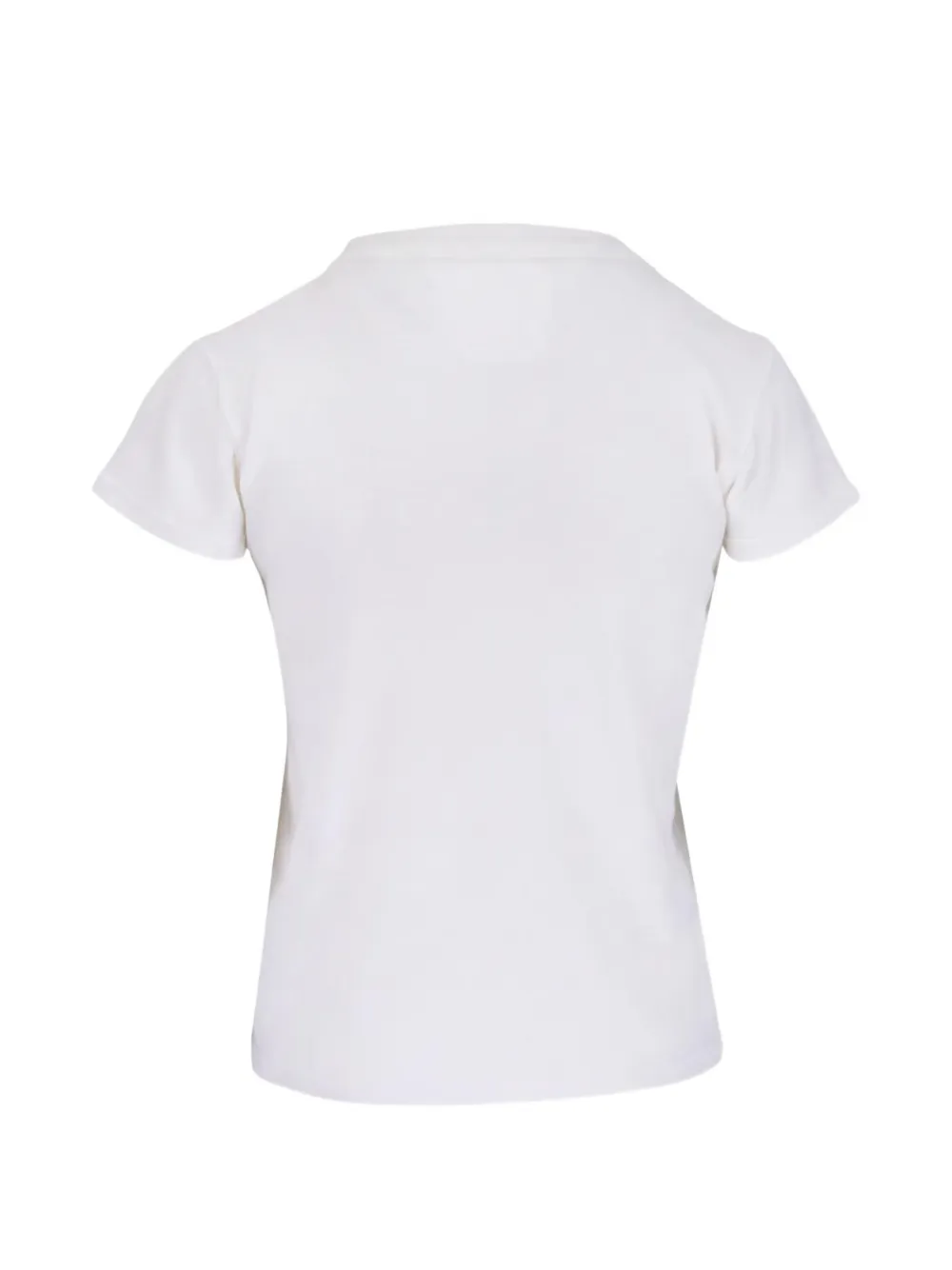 MOTHER T-shirt met logoprint Wit