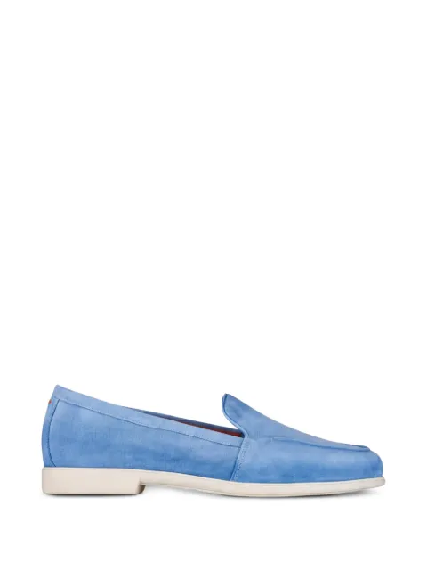 Santoni suede slip-on loafers