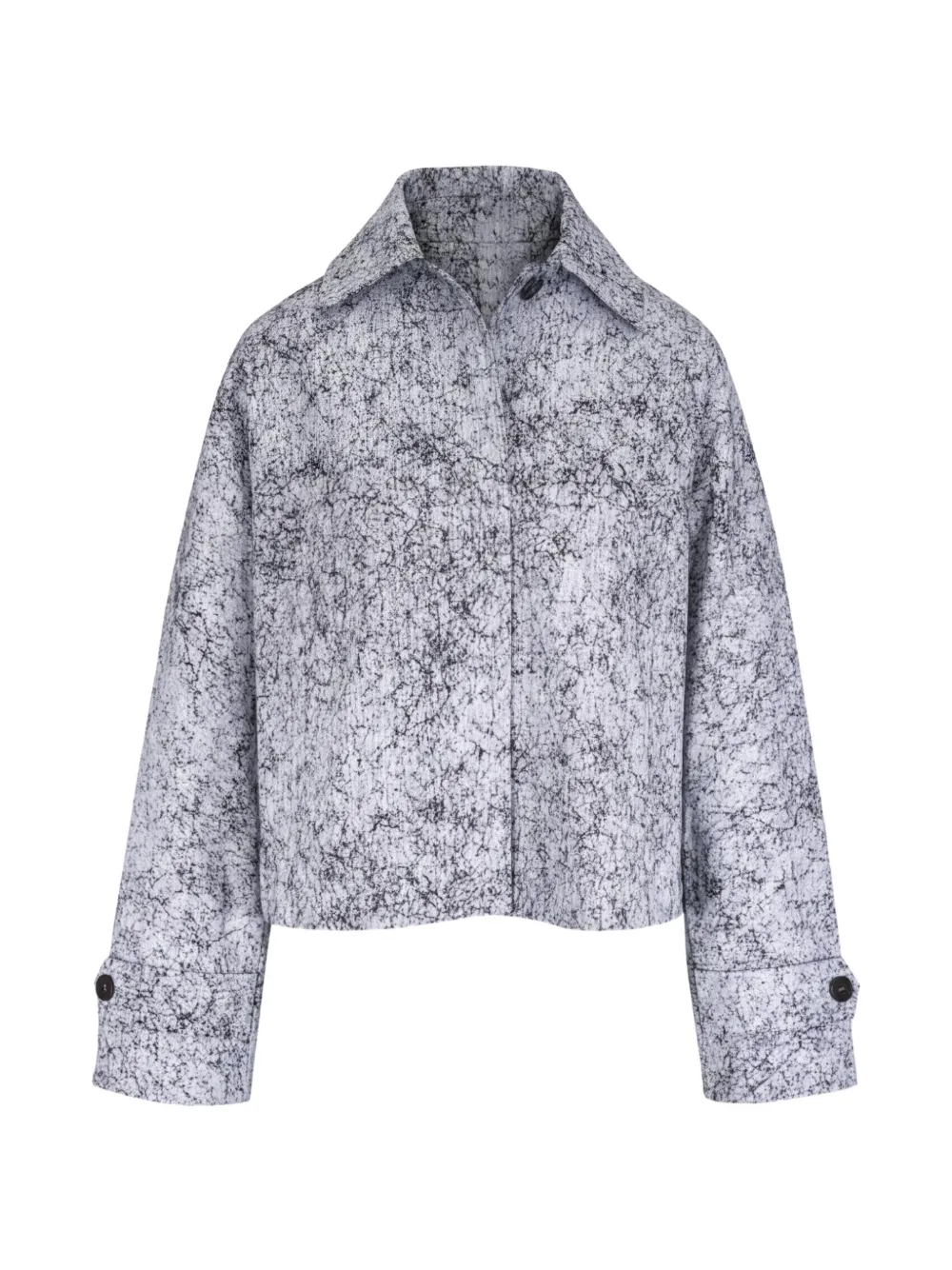 Michael Kors Cropped-Jacke aus Denim - Weiß