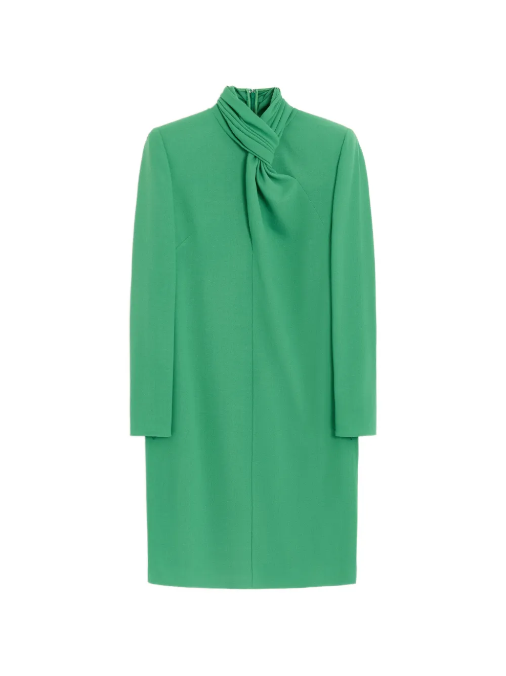 Valentino Garavani short dress in crispy light wool - Vert Valentino Garavani short dress in crispy light wool - Vert