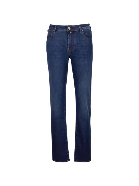Jacob Cohën slim-fit contrast-stitch jeans